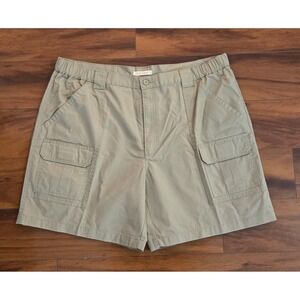 Savane Mens Khaki Hiking Cargo Shorts Size 42 UPF 30 Eco-Start New With Tags